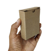 Small Corrugated Tuck In Packing Box 3.5x2.5x1 Inch / 9 x 6.5 x 2.5 CM Brown (Pack of 10) Multipurpose Packaging